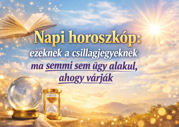 Napi horoszkóp: ezeknek a csillagjegyeknek ma semmi sem úgy alakul, ahogy várják