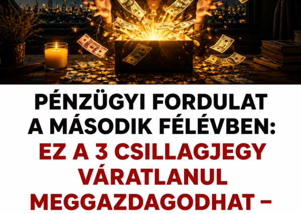 Hatalmas pénz állhat a házhoz: 3 csillagjegy életét teljesen felforgathatja a második félév!