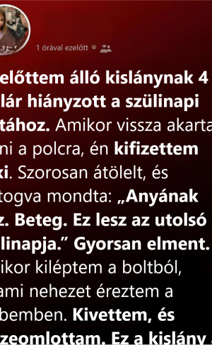 Egy apró bolti kedvesség, amit sosem felejtek el