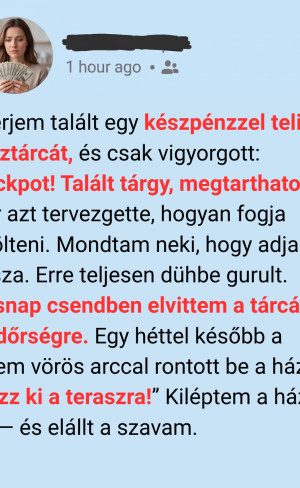 A férjem meg akarta tartani az elveszett, készpénzzel teli pénztárcát – De egy kisfiú üzenete mindent megváltoztatott, amit a jóról és a rosszról gondolt