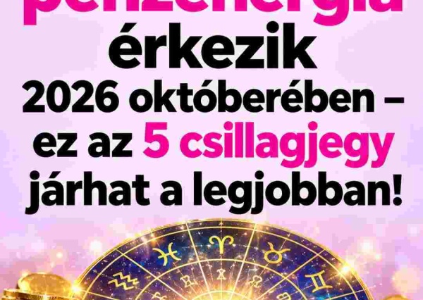 Brutális pénzenergia érkezik októberben – 5 csillagjegy járhat a legjobban