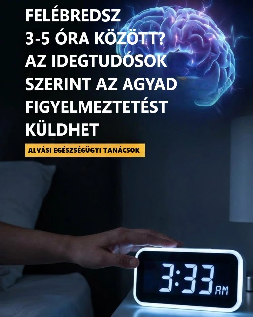 Felébredsz 3 és 5 között…  Az agyad lehet, hogy jelez valamit