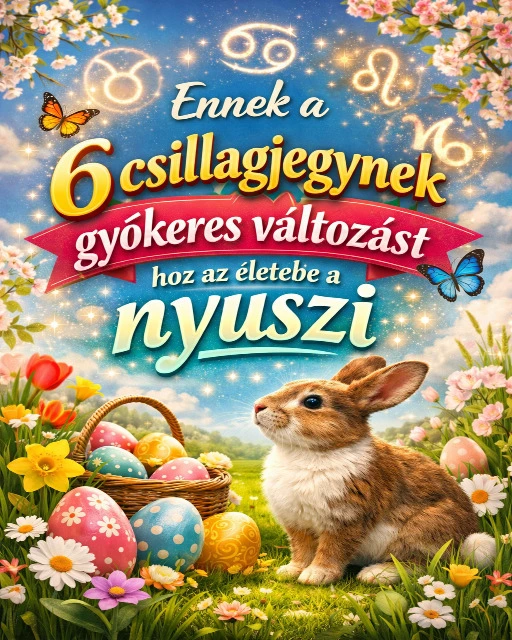 Ennek a 6 csillagjegynek gyökeres változást hoz az életébe a nyuszi