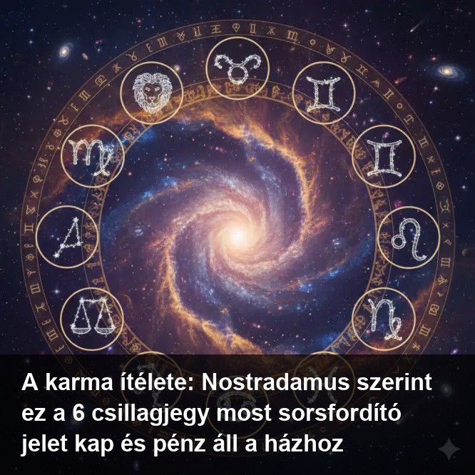 A karma ítélete: Nostradamus szerint ez a 6 csillagjegy most sorsfordító jelet kap és pénz áll a házhoz