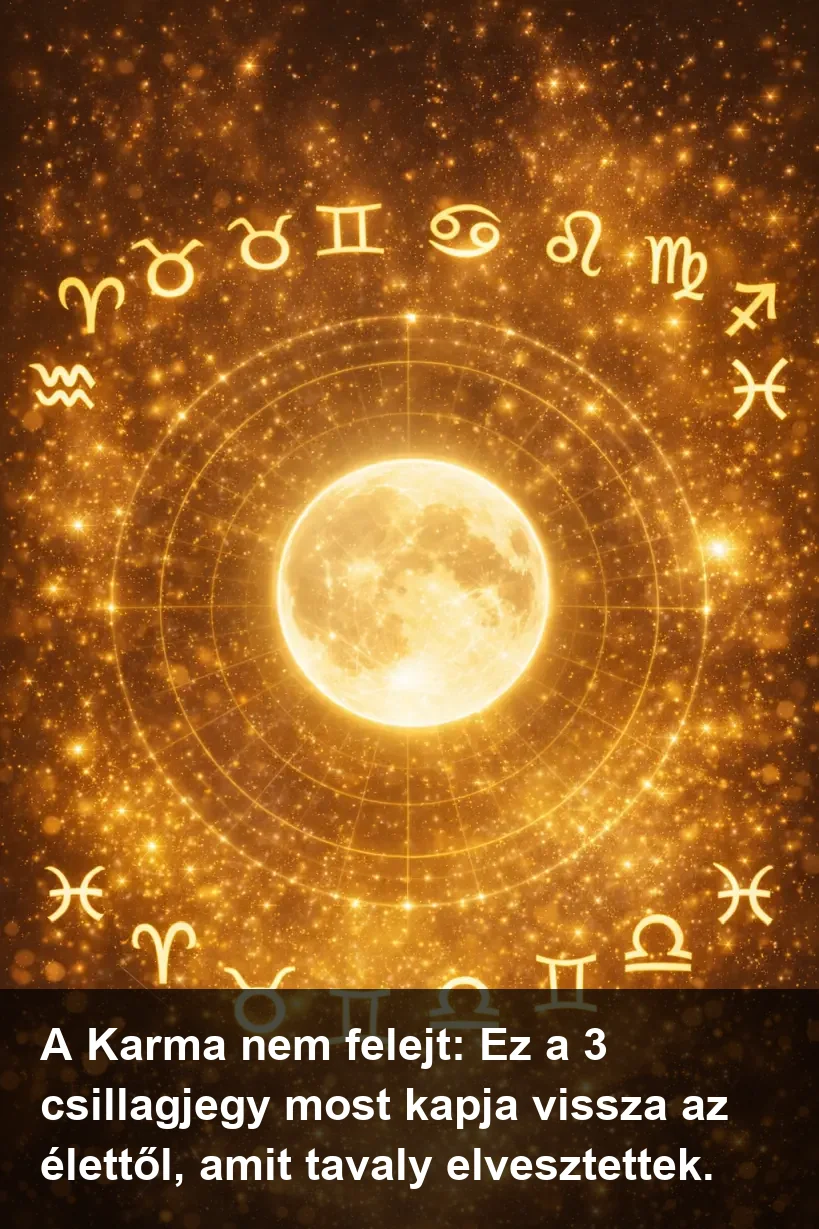A Karma nem felejt: Ez a 3 csillagjegy most kapja vissza az élettől, amit tavaly elvesztettek.