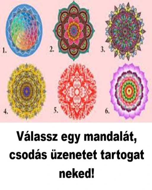 Válassz egy mandalát, csodás üzenetet tartogat neked!