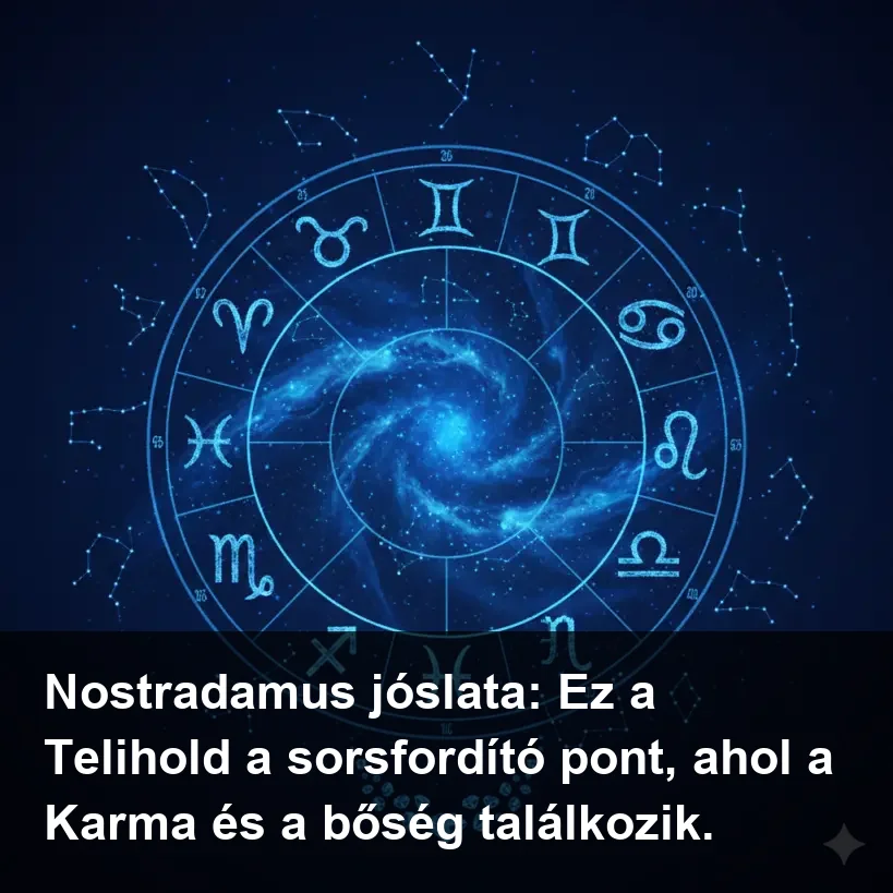 Nostradamus jóslata: Ez a Telihold a sorsfordító pont, ahol a Karma és a bőség találkozik.