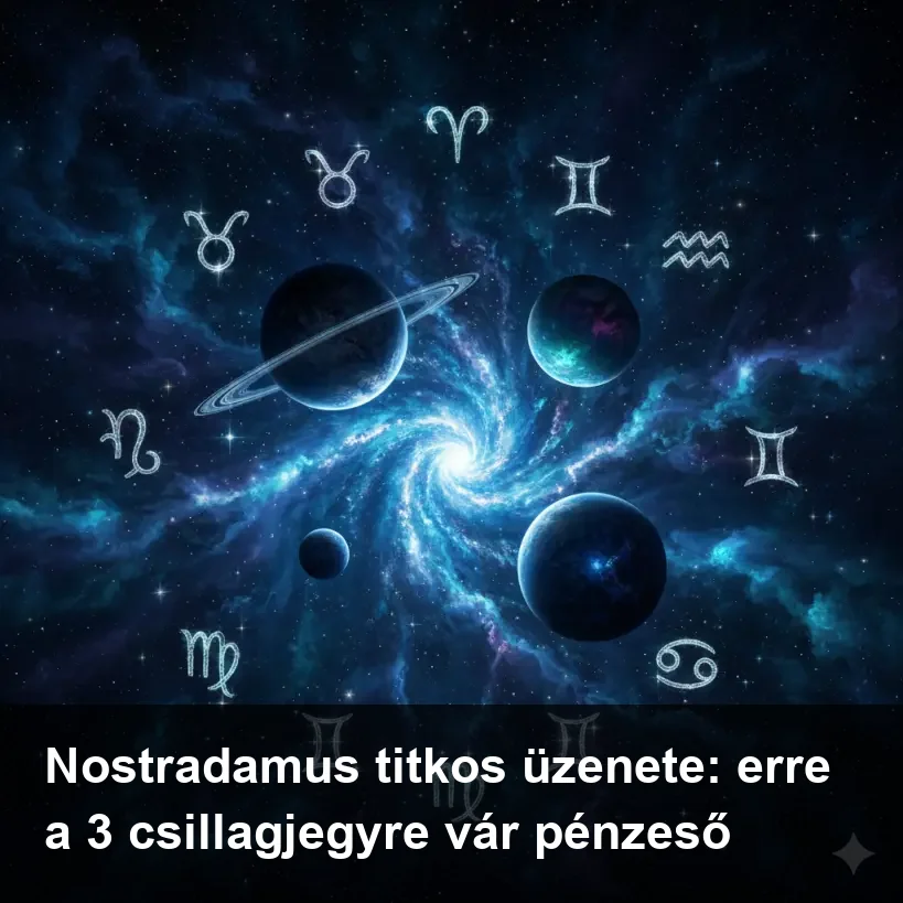 Nostradamus titkos üzenete: erre a 3 csillagjegyre vár pénzeső