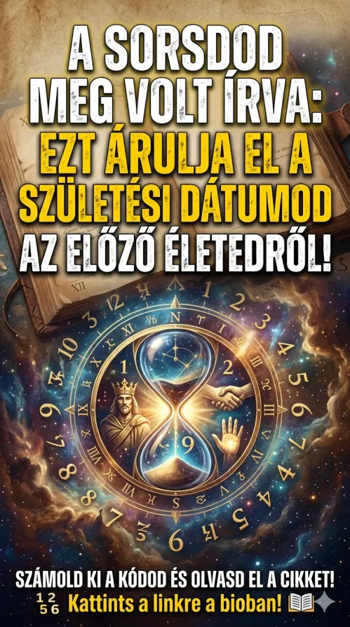 A sorsod meg volt írva: Ezt árulja el a születési dátumod az előző életedről!