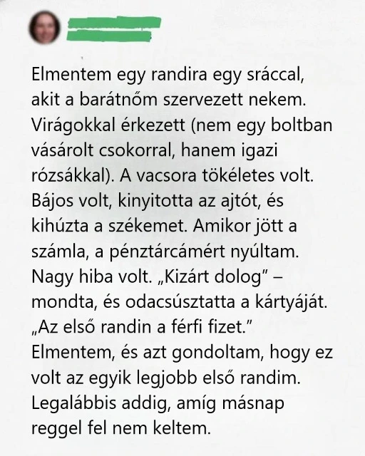 Amikor egy figyelmes randi