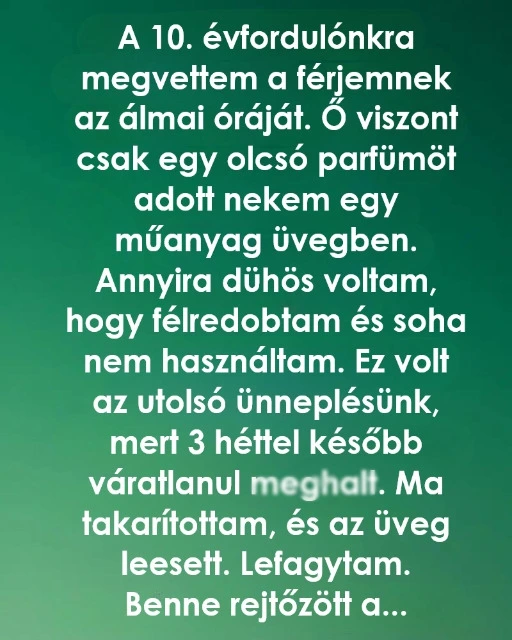 Az eldobott parfüm titka, amit túl későn találtam meg