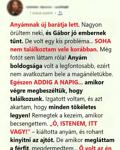 Anyukámnak lett egy barátja