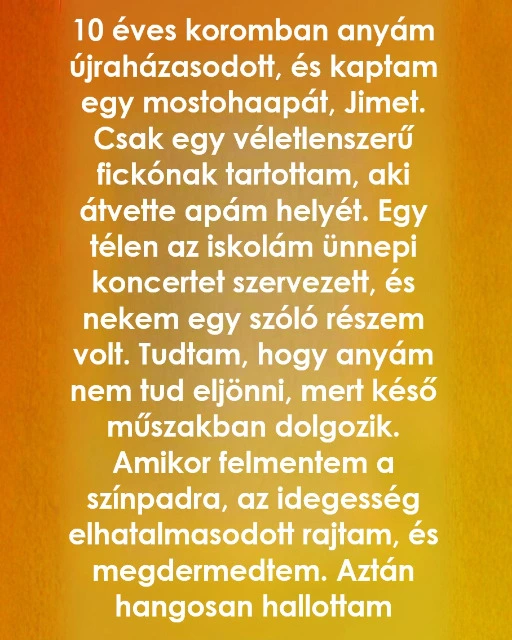 Az éjszaka, amikor a mostohapapám megmutatta, mit jelent a család